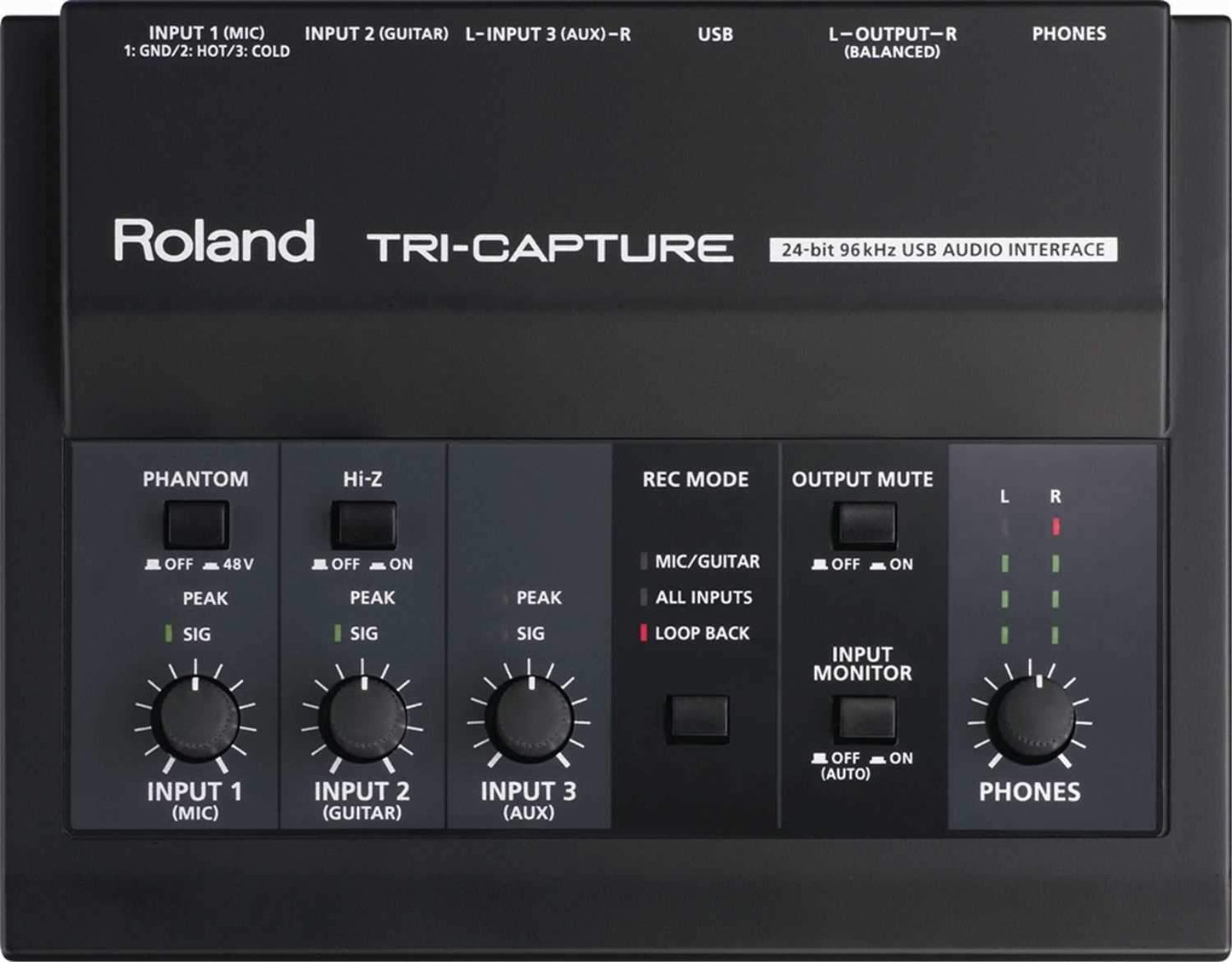 Roland TRI-CAPTURE USB Audio Interface - PSSL ProSound and Stage Lighting