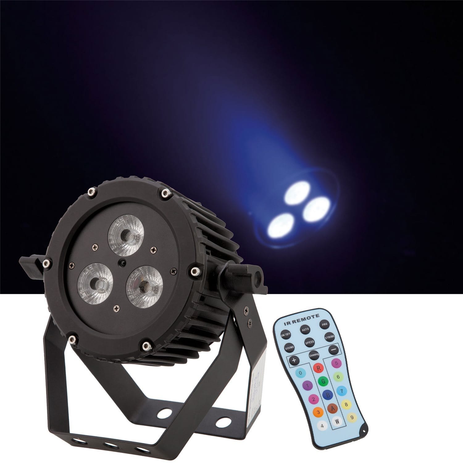 Epsilon TrimPar 3VR RGBWA LED Par Light with Remote - PSSL ProSound and Stage Lighting