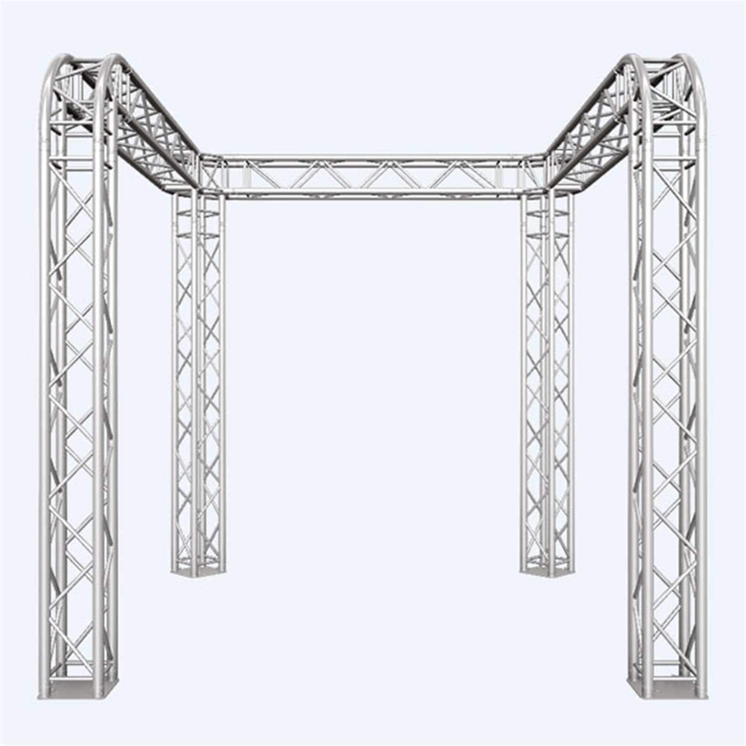 Global Truss 10 Ft x 10 Ft Truss Display System with Rounded Corners - PSSL ProSound and Stage Lighting