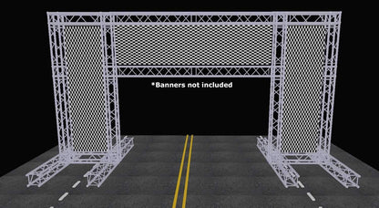 Global Truss 24 Foot x13 Foot F34 Finish Line Structure - PSSL ProSound and Stage Lighting