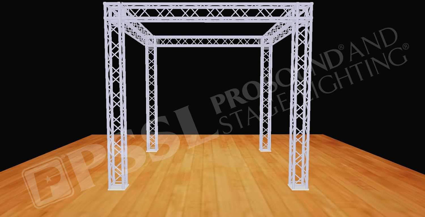 Global Truss 10 Ft x 10 Ft F34 Truss Display Booth System - PSSL ProSound and Stage Lighting
