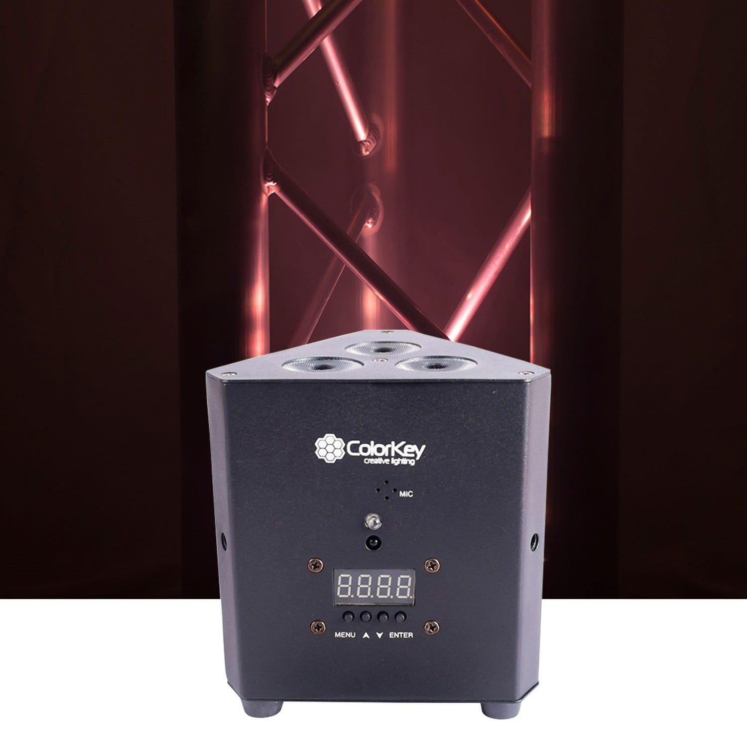 ColorKey TrussPar QUAD 3 RGBW LED Light Truss Warmer - Black - PSSL ProSound and Stage Lighting