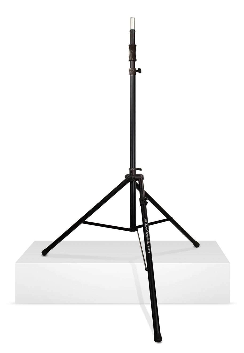 Ultimate TS110BL 9.2Ft Air-Powered Tall Speaker Stand with Leveling Leg - PSSL ProSound and Stage Lighting