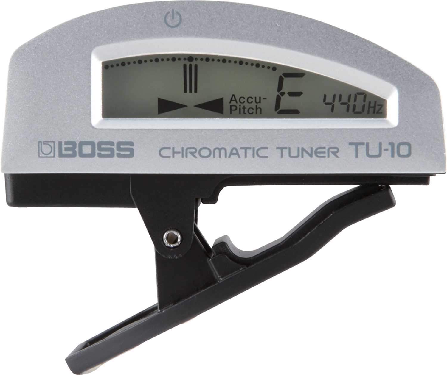 Boss TU-10-SV Silver Chromatic Guitar Clip-On Tuner - PSSL ProSound and Stage Lighting