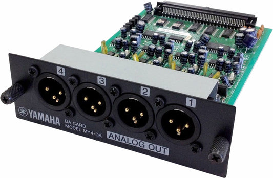 Yamaha MY4DA 4-Out XLR Digital Audio Card - PSSL ProSound and Stage Lighting
