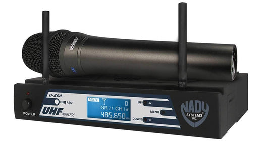 Nady U800HT 800 Freq Uhf Pro Wireless Handheld Mic - PSSL ProSound and Stage Lighting