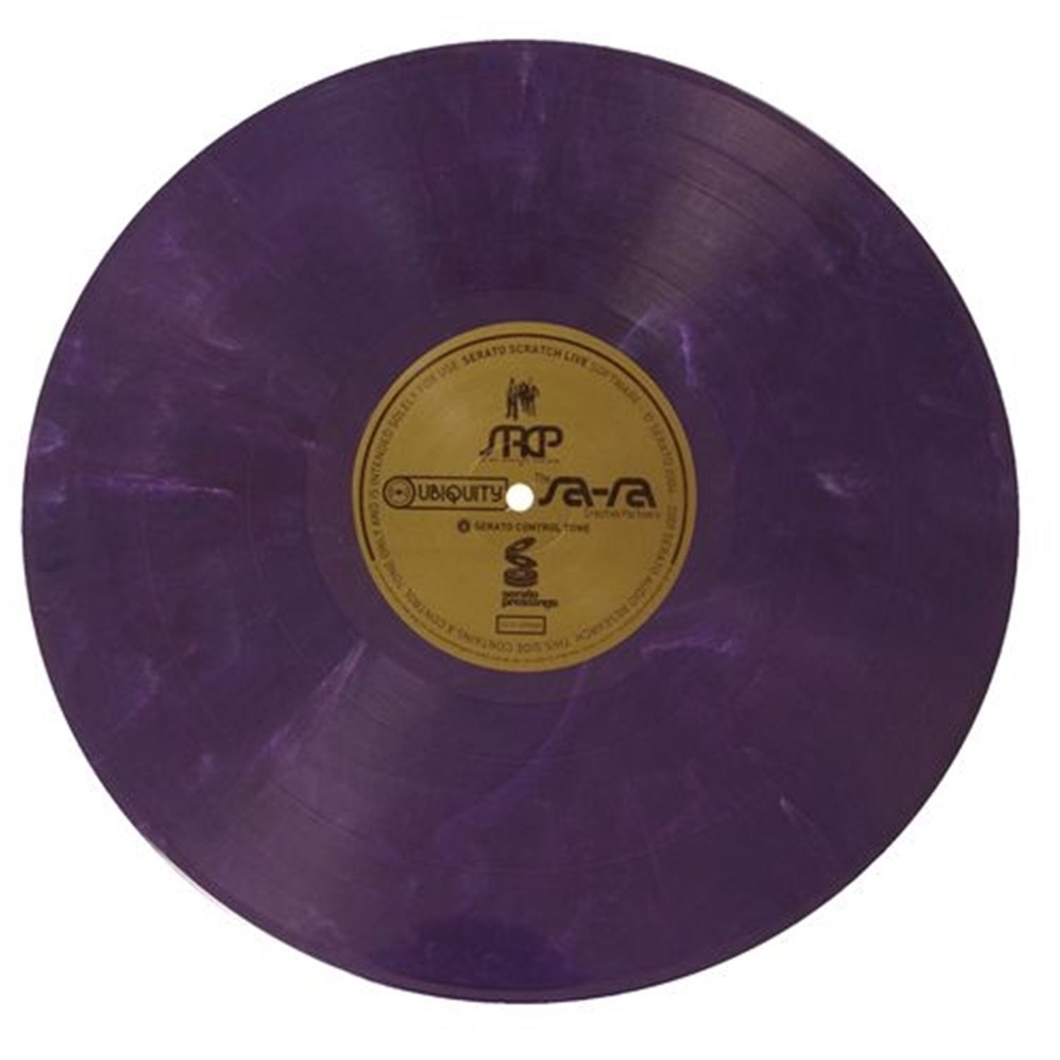 Ubiquity Sa-Ra Serato Purple Time Coded Vinyl Each - PSSL ProSound and Stage Lighting
