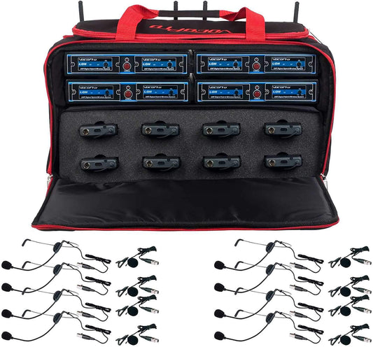 VocoPro UDH-PLAY-8-MIB 8 Channel Wireless Headset/Lavalier Mic System - PSSL ProSound and Stage Lighting