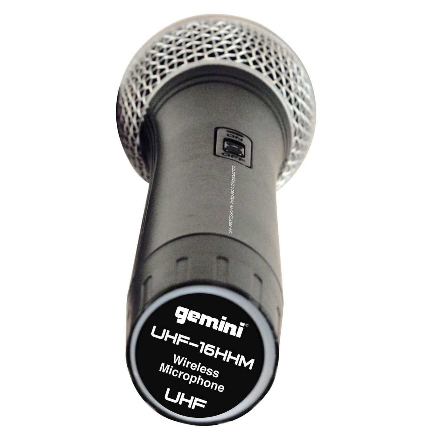 Gemini UHF116M UHF Handheld Wireless Vocal Mic - PSSL ProSound and Stage Lighting
