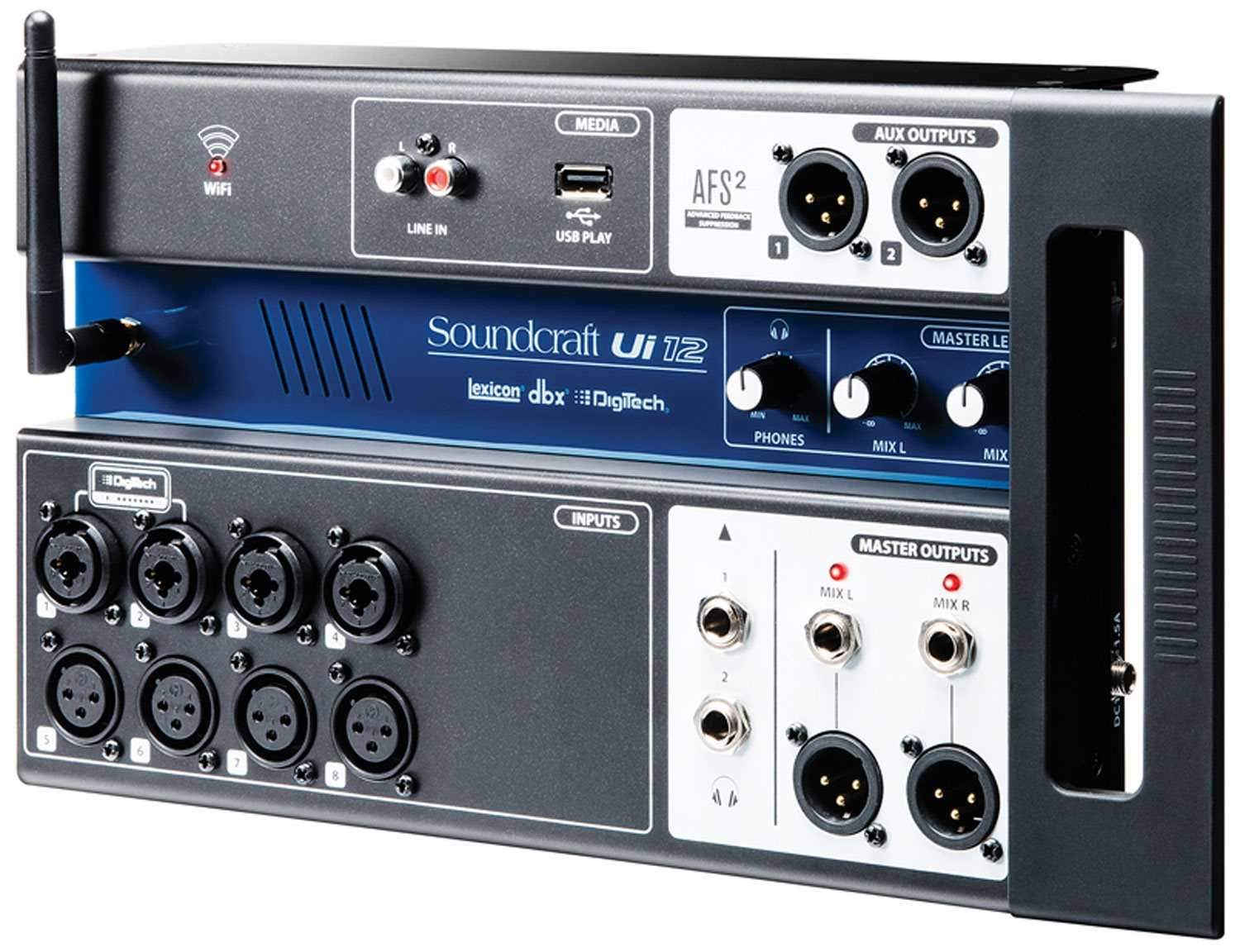 Soundcraft Ui12 Digital Mixer with Integrated Wi-Fi - PSSL ProSound and Stage Lighting