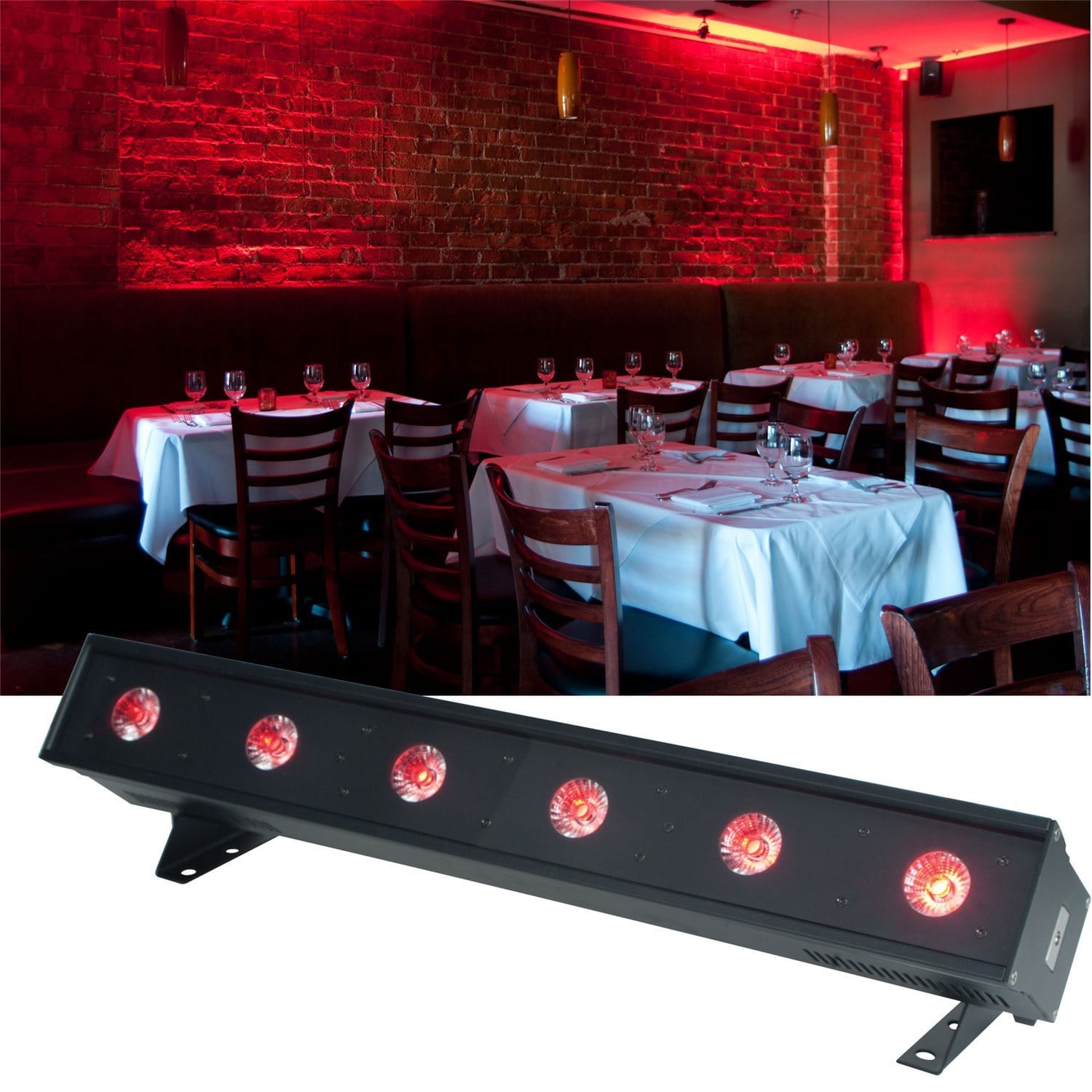 ADJ American DJ Ultra Hex Bar 6 RGBAW Plus UV LED Wash Light - PSSL ProSound and Stage Lighting