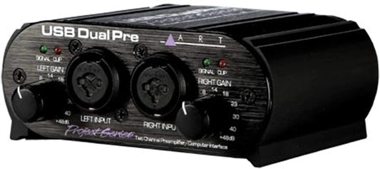 ART USBDualPrePS 2-Channel Preamp with USB - PSSL ProSound and Stage Lighting