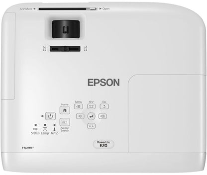 EPSON PowerLite E20 Projector, XGA 3400 lumens - PSSL ProSound and Stage Lighting
