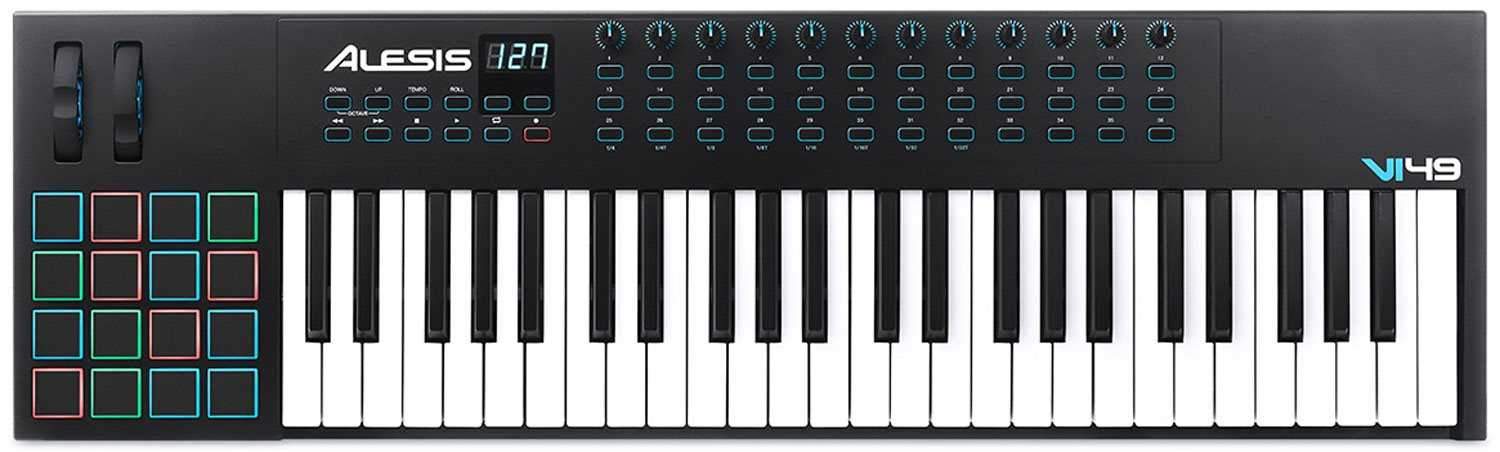 Alesis VI49 USB MIDI Keyboard & Pad Controller - PSSL ProSound and Stage Lighting