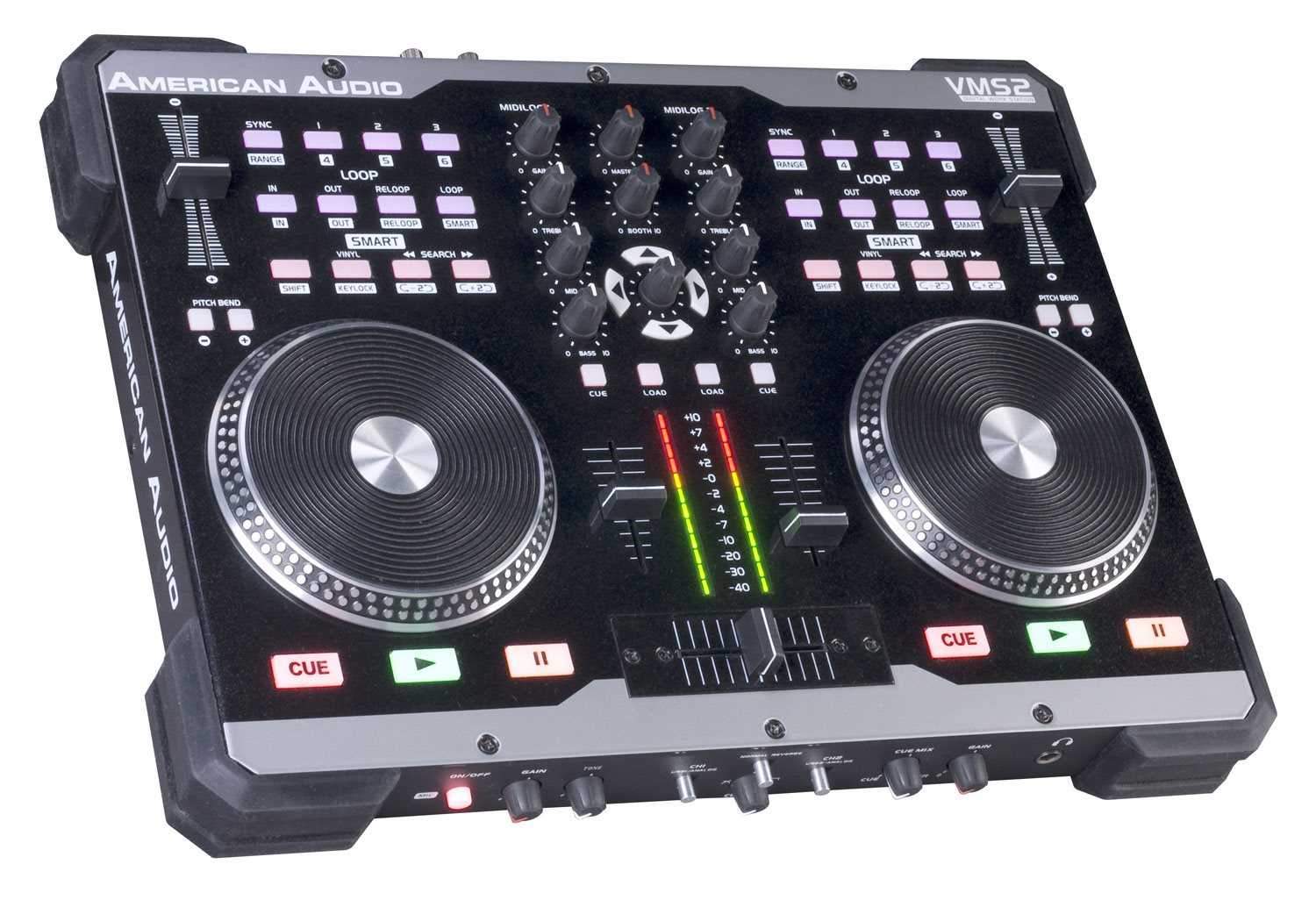 American Audio VMS2 2 Channel MIDI DJ Controller - PSSL ProSound and Stage Lighting