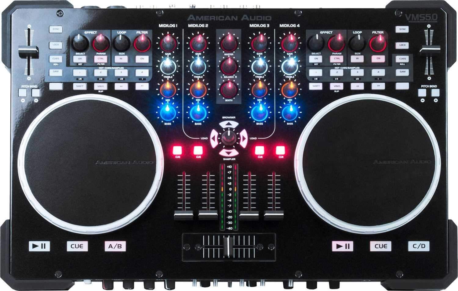 American Audio VMS5 6-Channel DJ Controller - PSSL ProSound and Stage Lighting