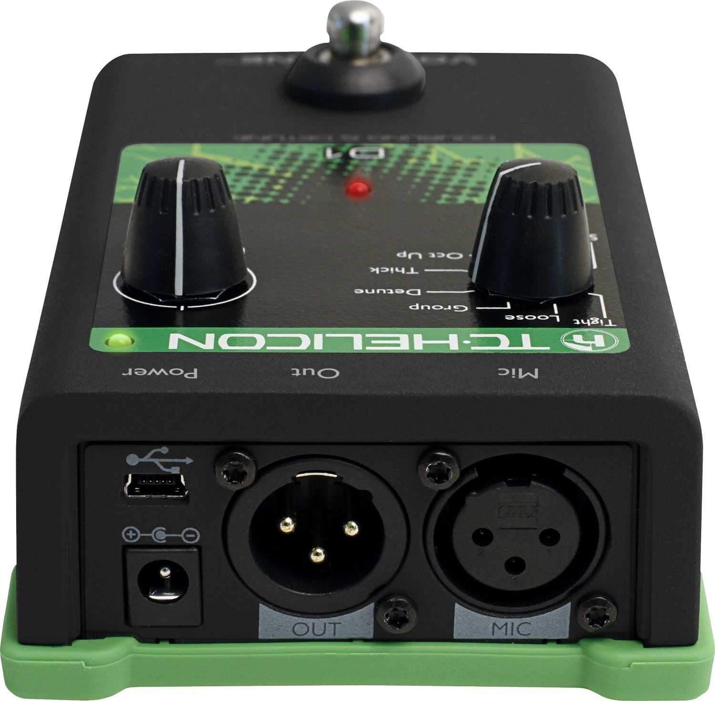 TC Helicon Single-Button Stompbox for Realistic Vocal Doubling Effects - PSSL ProSound and Stage Lighting