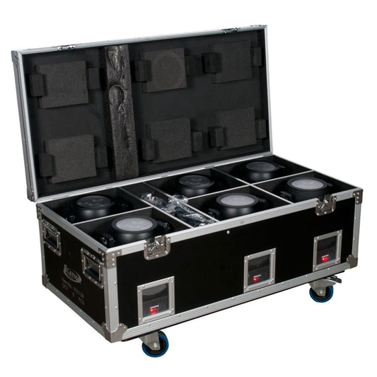 Elation Charging Road Case with 6 Volt Q5E LED's - PSSL ProSound and Stage Lighting