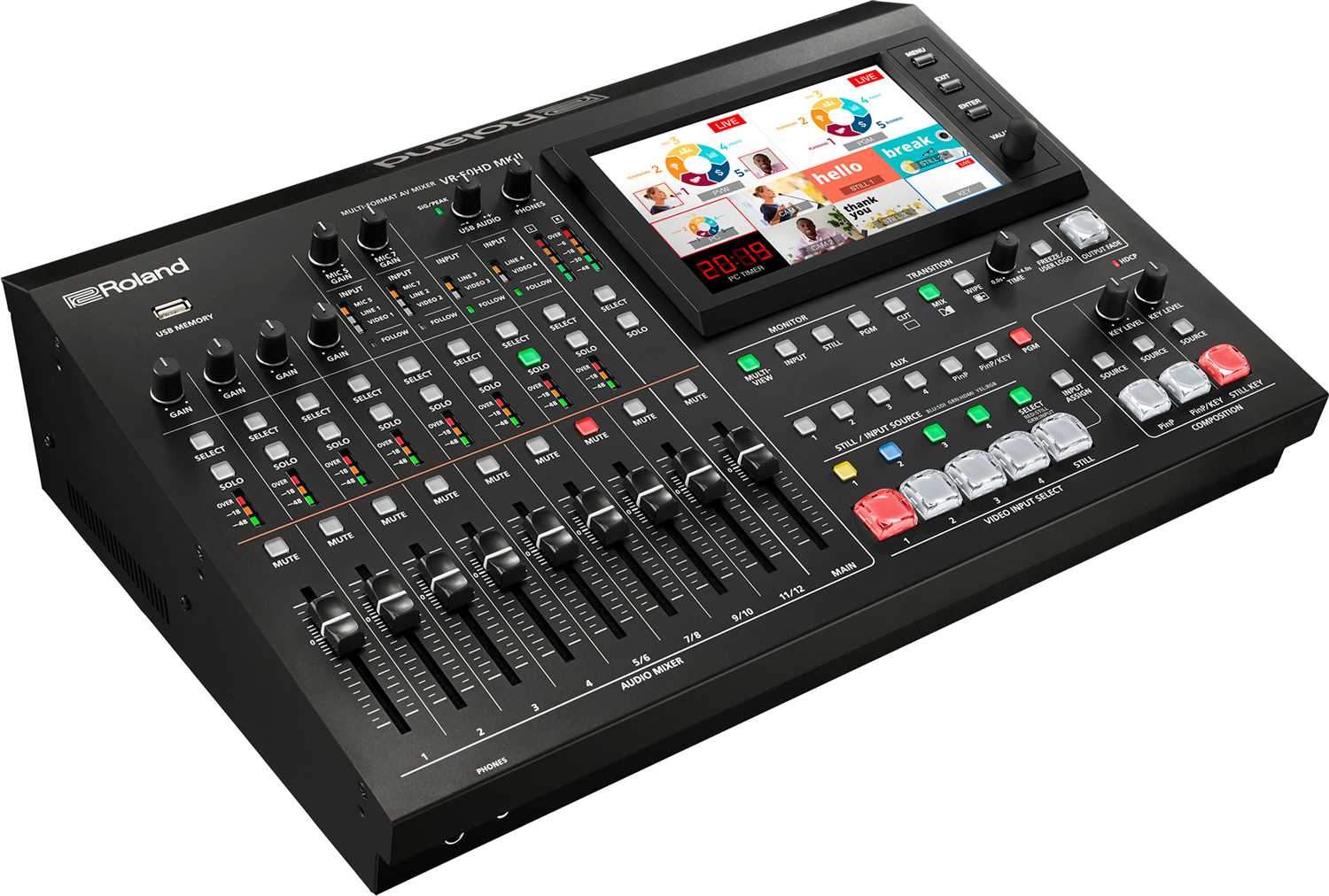 Roland II USB Multi-Format A/V Mixer | PSSL ProSound and Stage