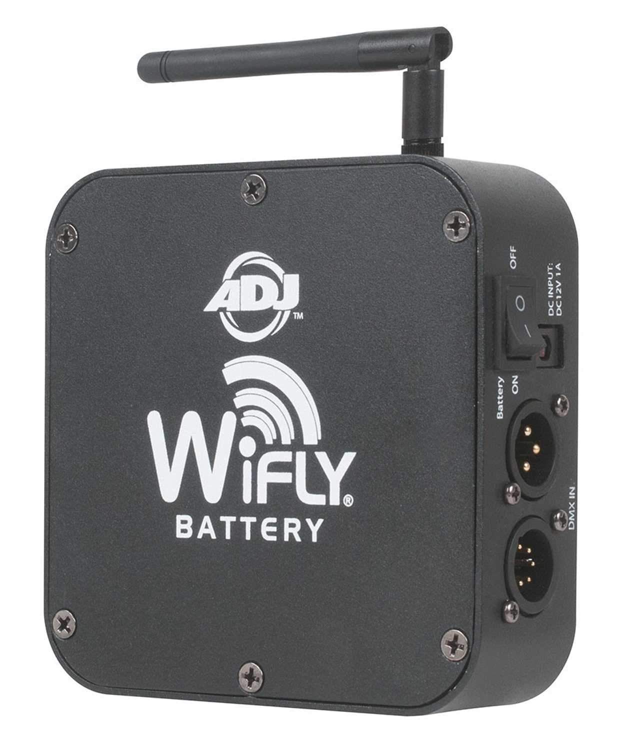 American DJ WiFLY Battery Wireless DMX Transceiver - PSSL ProSound and Stage Lighting