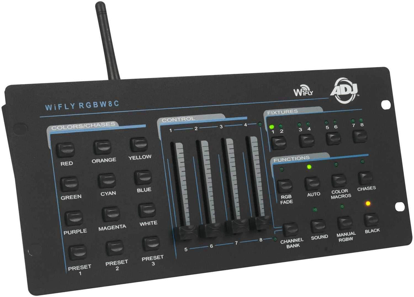 ADJ American DJ WiFLY RGBW8C Wireless DMX Controller - PSSL ProSound and Stage Lighting