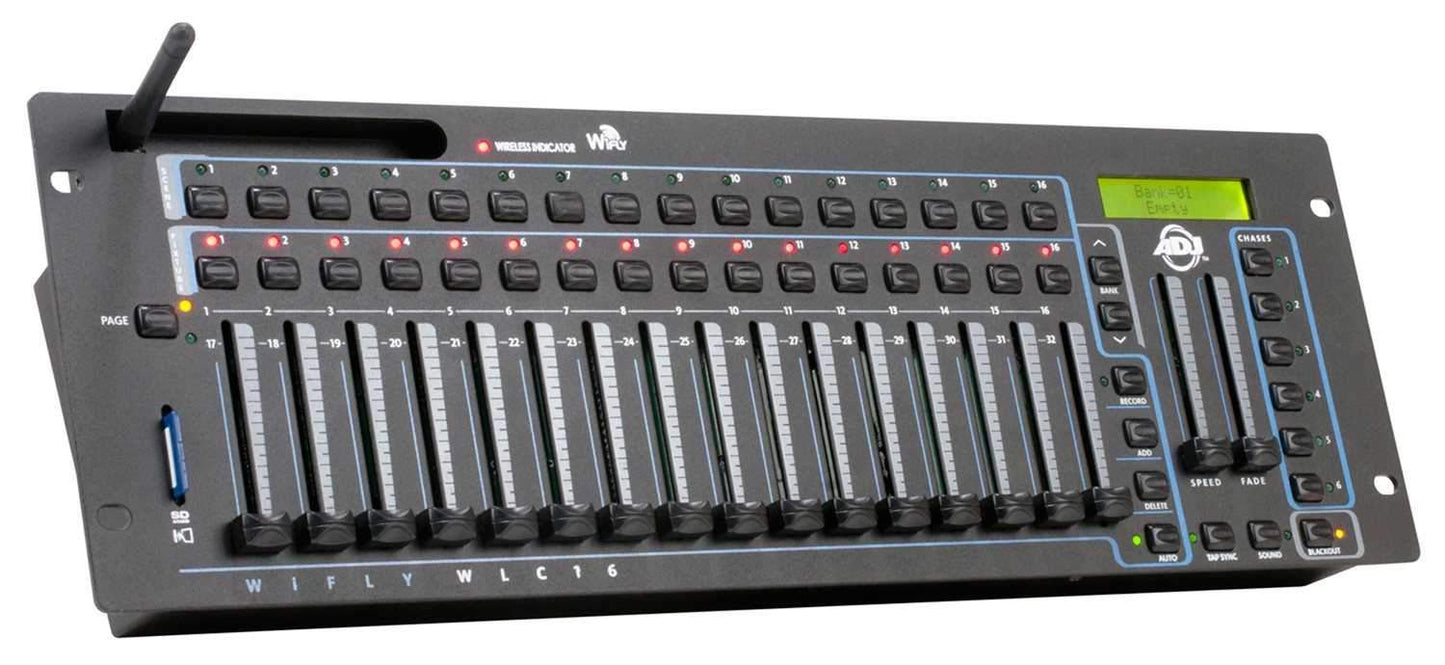 ADJ American DJ WiFLY WLC16 16-Channel Wireless DMX Controller - PSSL ProSound and Stage Lighting
