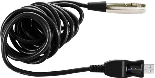 ART XConnect XLR to USB Dynamic Mic Cable - PSSL ProSound and Stage Lighting
