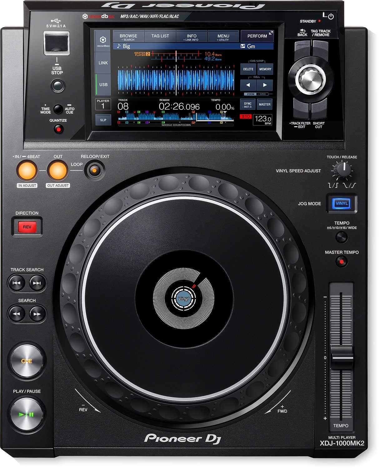 forælder Statistikker fugl Pioneer DJ XDJ-1000MK2 Performance DJ Multi Player – PSSL ProSound and  Stage Lighting