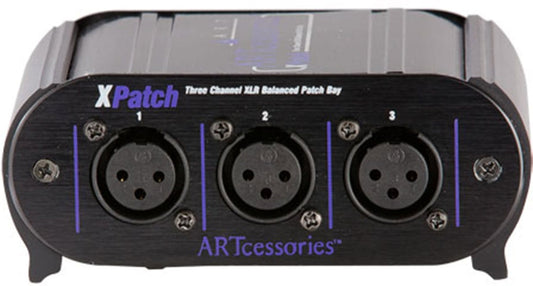 ART XPatch 3-Channel Balanced Patch Bay - PSSL ProSound and Stage Lighting