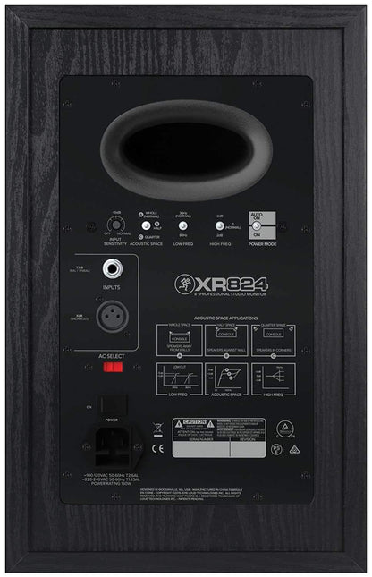Mackie XR824 8-Inch Powered Studio Monitor (each) - PSSL ProSound and Stage Lighting