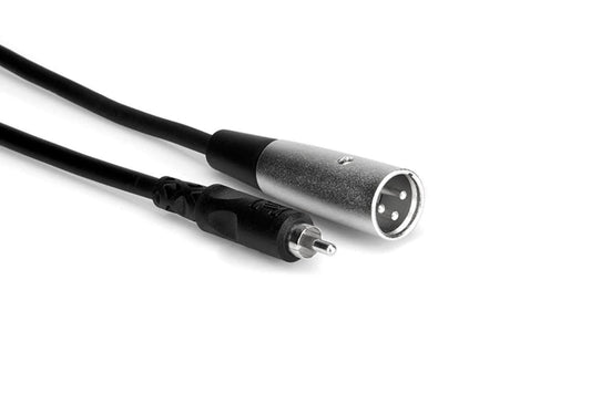 Hosa XRM-102 2ft RCA (M) to XLR (M) Cable - PSSL ProSound and Stage Lighting