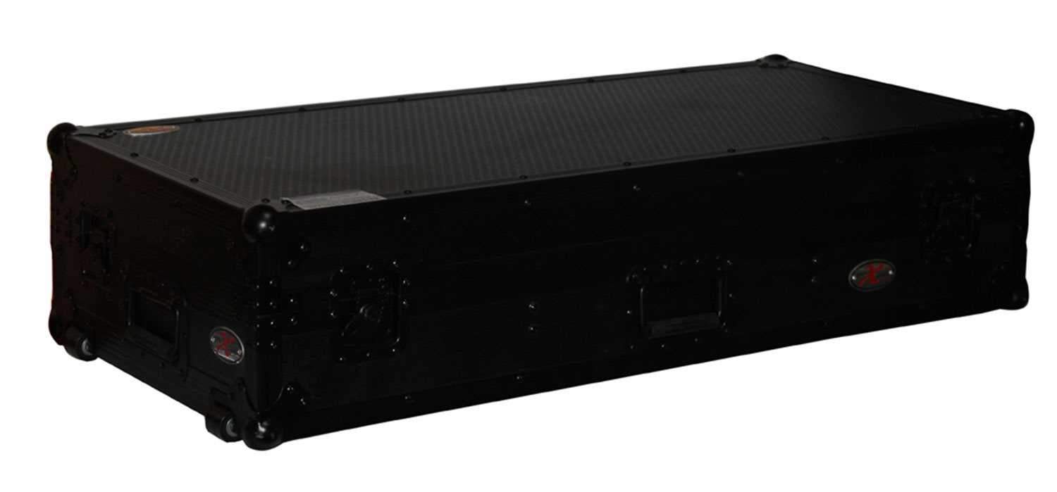 ProX XS-CDM1012WBL Black DJ Coffin Case for 4 Channel Mixer & 2x CD Players - PSSL ProSound and Stage Lighting