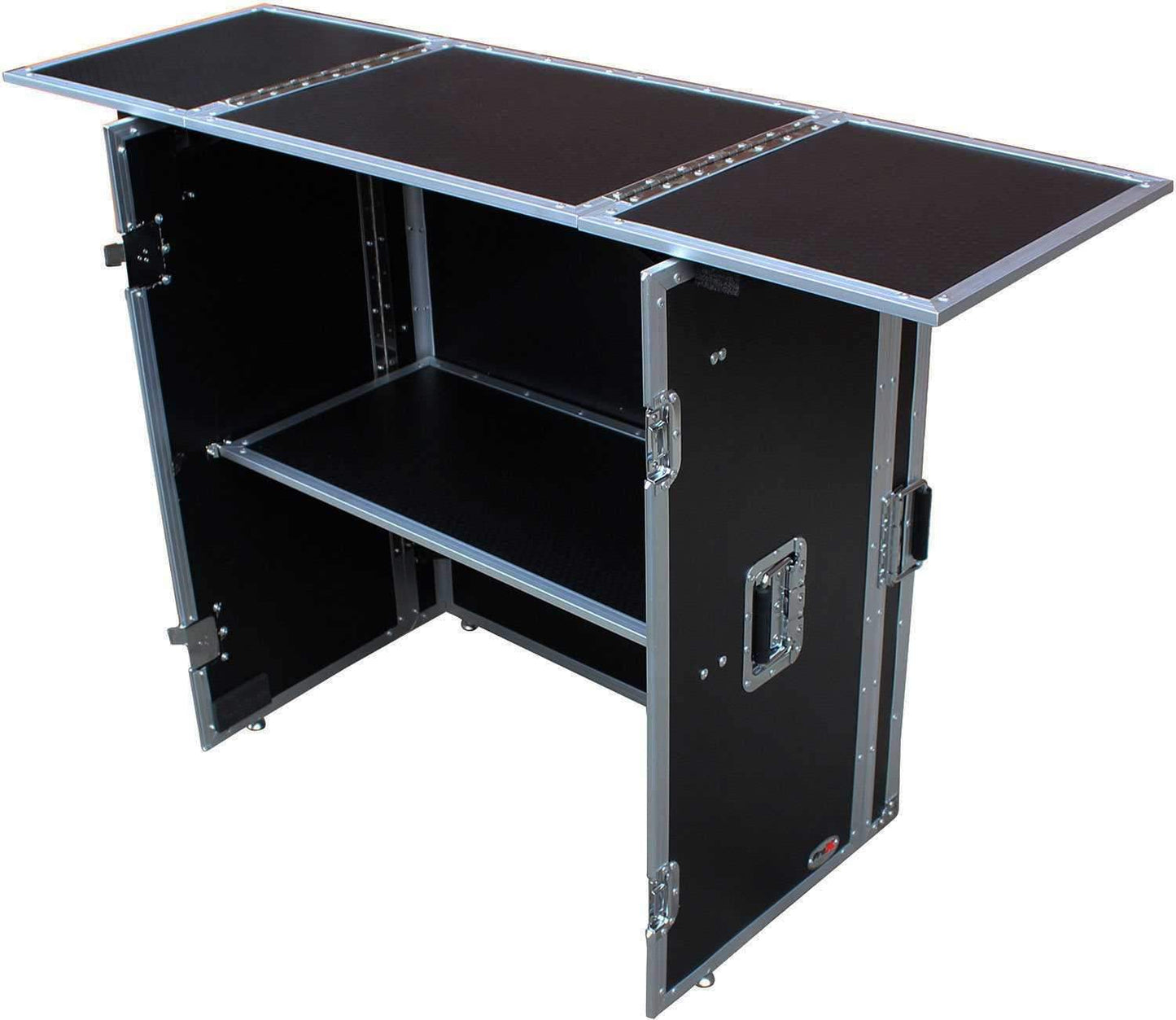 ProX XS-DJSTN Fold Away DJ Desk Facade with Wheels - PSSL ProSound and Stage Lighting