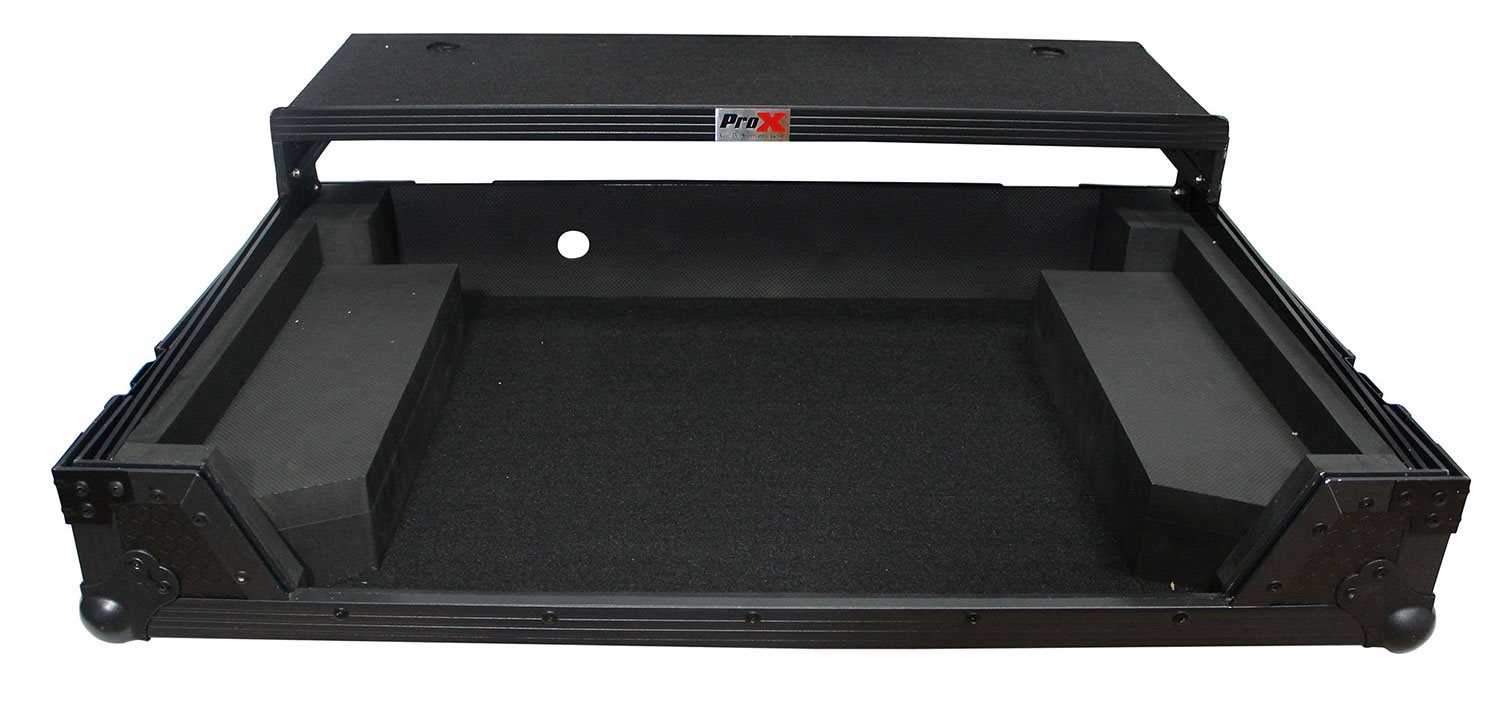 ProX XS-MCX8000WLTBL Black Flight Case for Denon MCX8000 with Casters - PSSL ProSound and Stage Lighting