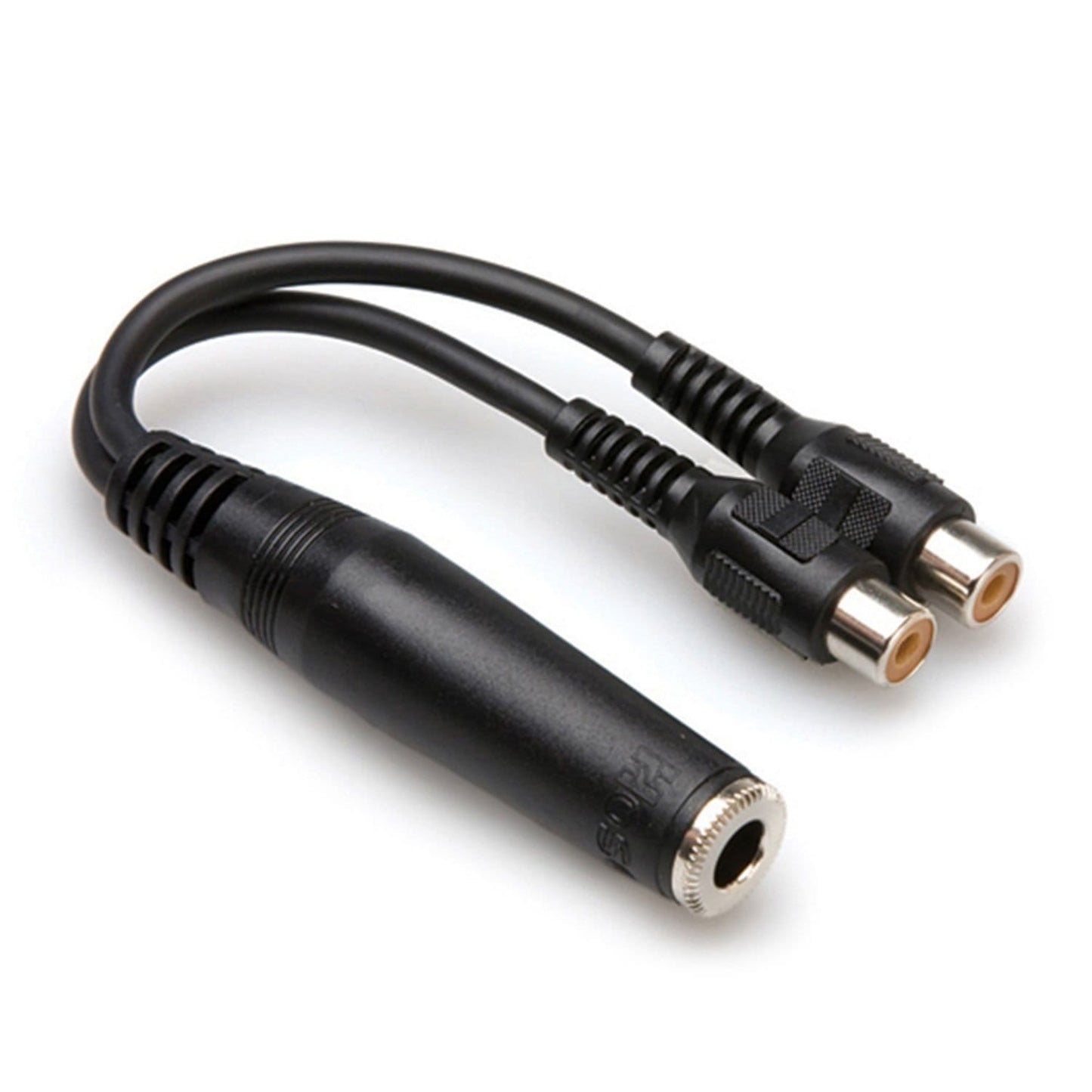 Hosa YRA-115 1/4-Inch TS (F) to Dual RCA (F) Y-Cable - PSSL ProSound and Stage Lighting