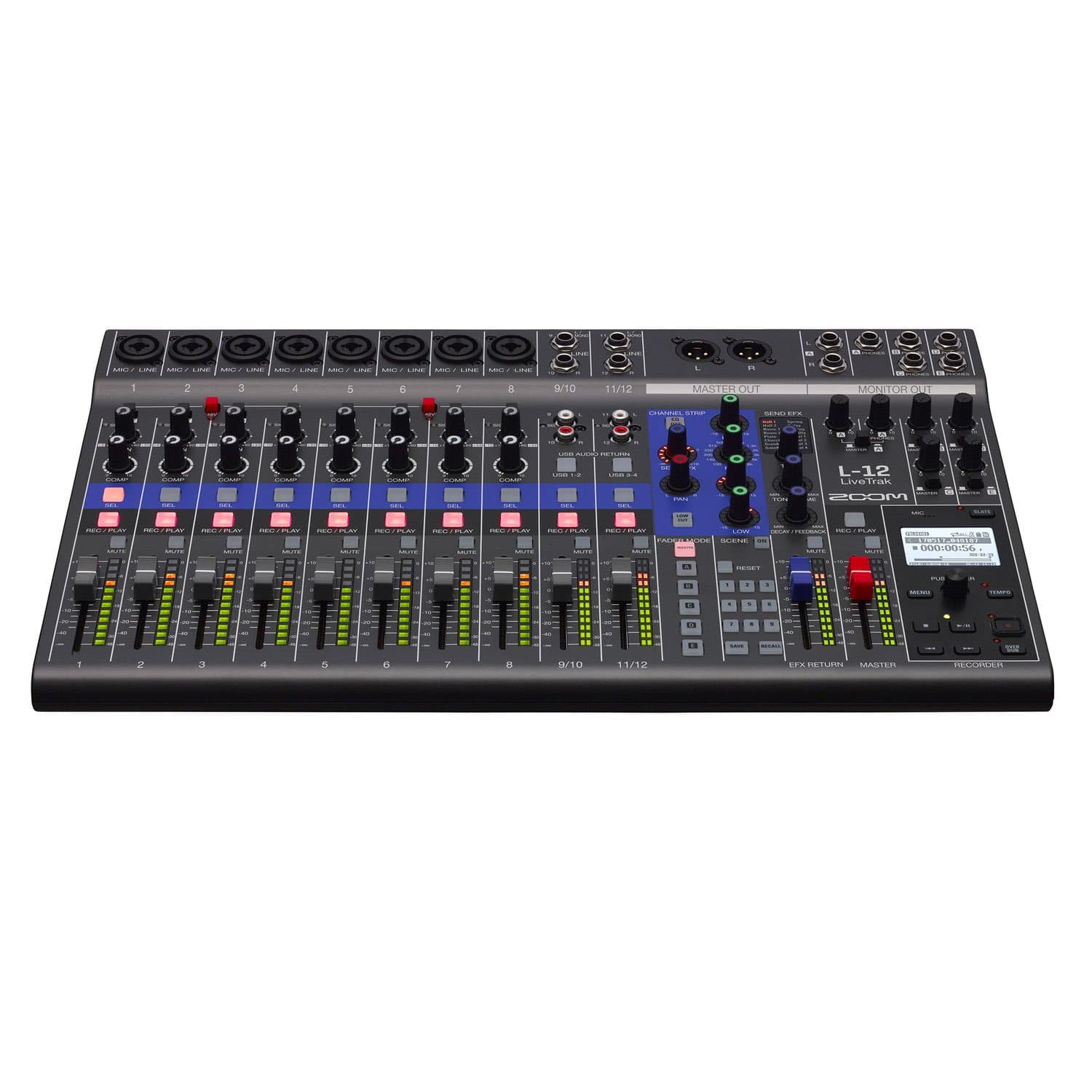 Zoom LiveTrak L-12 Live Digital Mixer & Recorder - PSSL ProSound and Stage Lighting