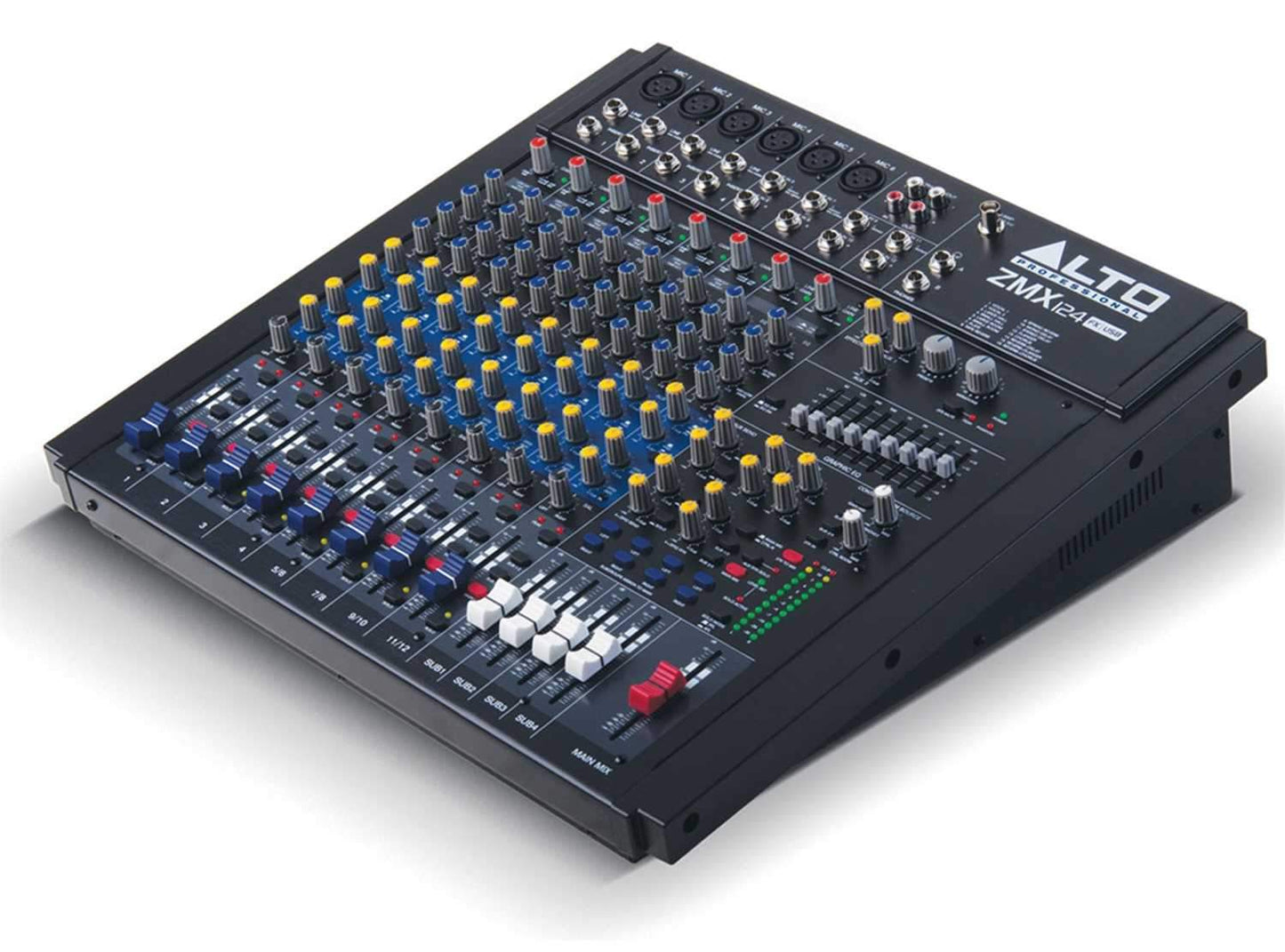 Alto Professional ZMX124FX 12 Ch Live Sound PA Mixer with USB - PSSL ProSound and Stage Lighting