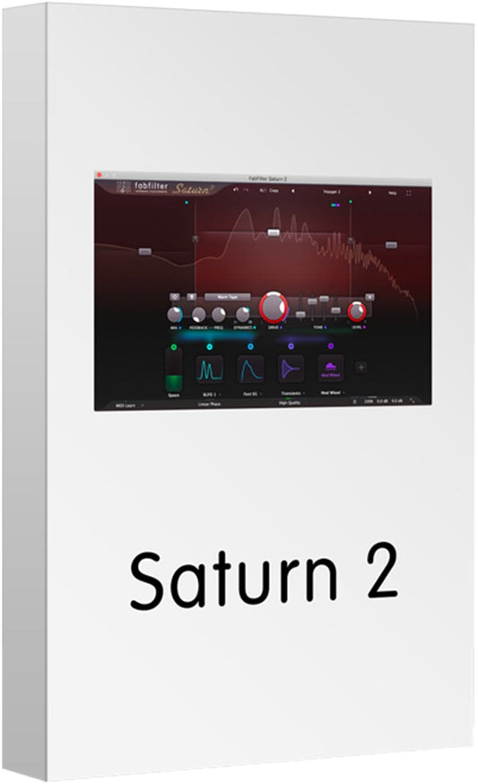 Fabfilter Saturn 2 Multi-Band Distortion Plug-In - ProSound and Stage Lighting