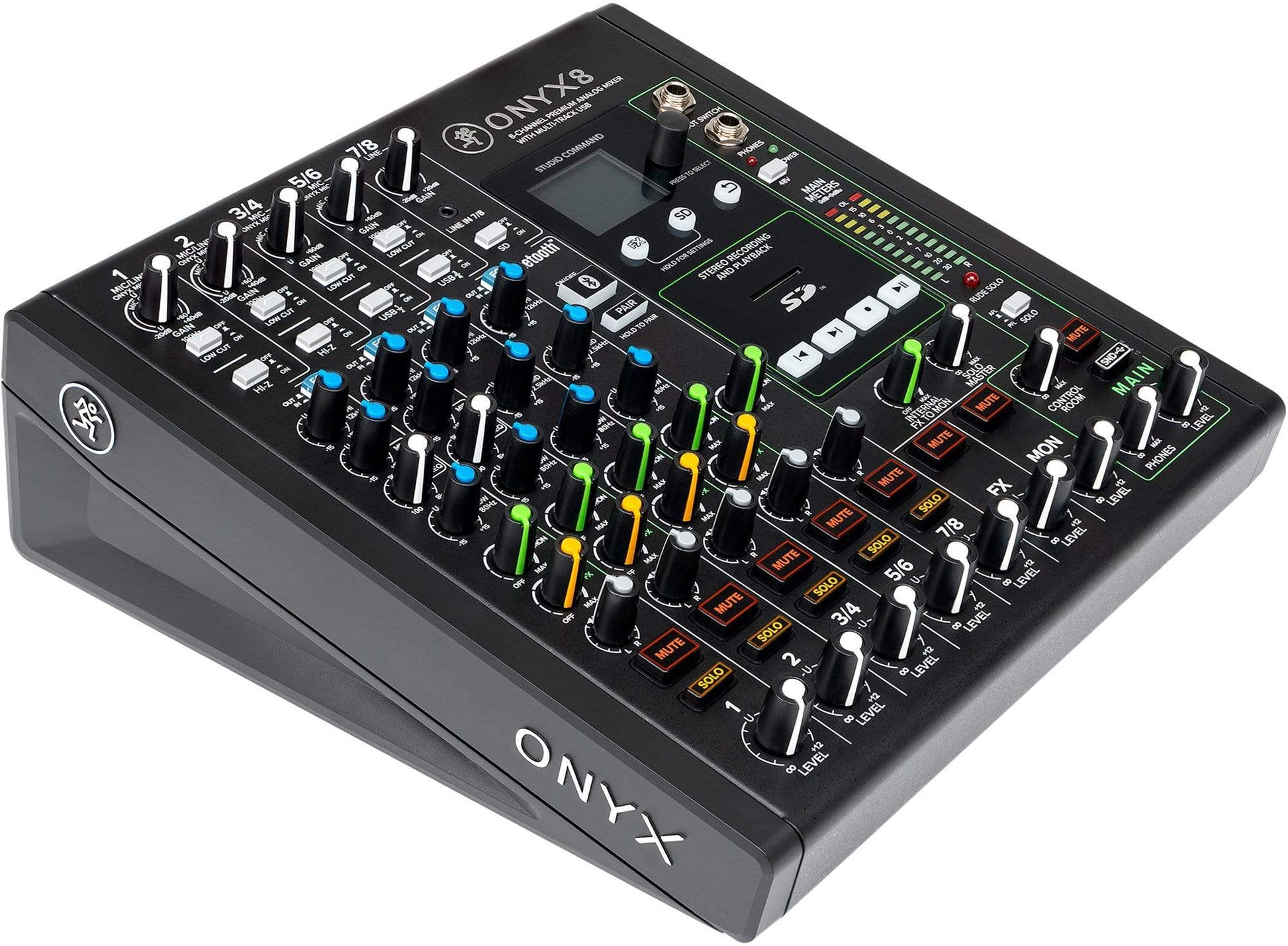 Mackie Onyx8 8-Ch Analog Mixer w/ Multi-Track USB - ProSound and Stage Lighting