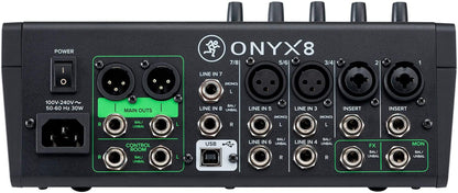 Mackie Onyx8 8-Ch Analog Mixer w/ Multi-Track USB - ProSound and Stage Lighting