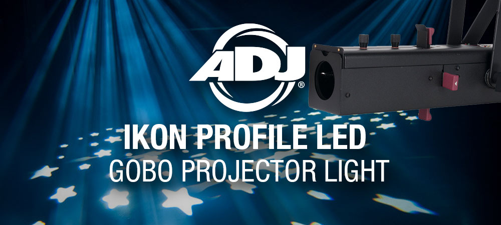 ADJ Ikon Profile LED Gobo Projector Product Spotlight