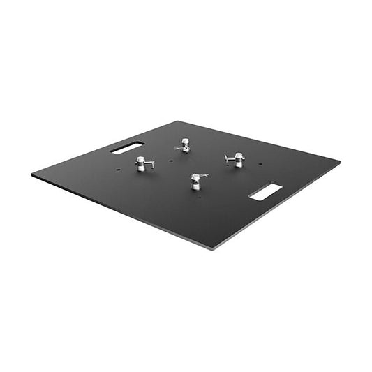 Global Truss BASEPLATE-30X30-BLK-MTE Base Plate 30X30 for F24-F32-F33-F34-F44P Square Truss BLK/MTE - PSSL ProSound and Stage Lighting