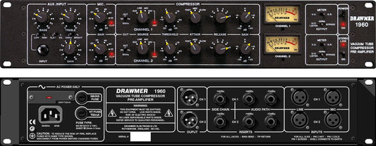 Drawmer 1960 2 Channel Tube Compressor - PSSL ProSound and Stage Lighting