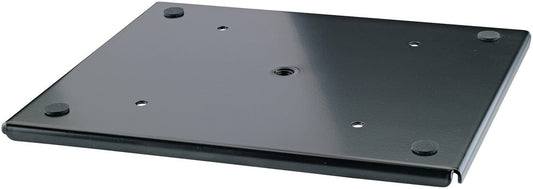 K&M 26749.021.55 Monitor Plate M - 9.646 x 8.071" - Black - PSSL ProSound and Stage Lighting