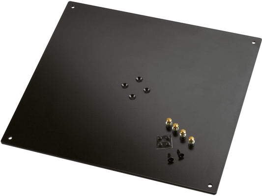 K&M 26792.042.56 Bearing Plate for Monitors - 16.535 x 0.197 x 14.961" - Structured Black - PSSL ProSound and Stage Lighting
