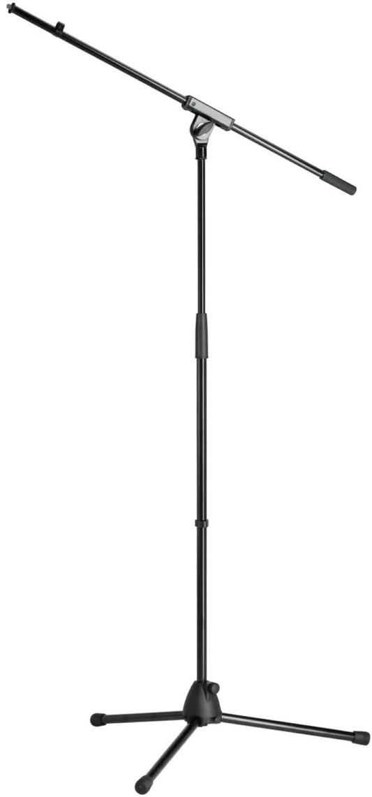 K&M 27105.500.55 Microphone Stand with Boom Arm - Black - PSSL ProSound and Stage Lighting