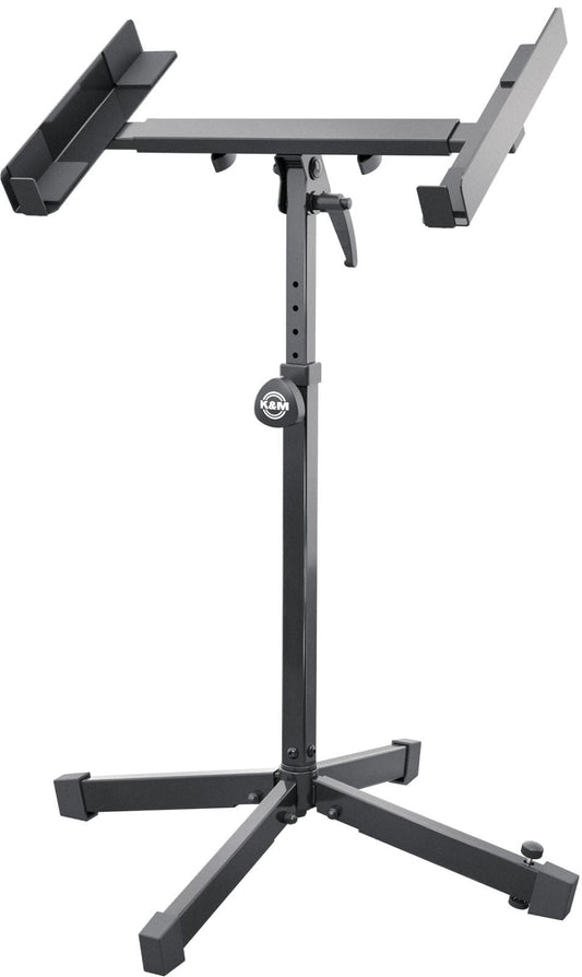 K&M 28075.000.55 Amplifier / Mixer Stand - Black - PSSL ProSound and Stage Lighting