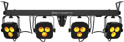 Chauvet 4BARLTQUADBTILS 4BAR LT Quad BT ILS Portable Wash Light System with ILS - PSSL ProSound and Stage Lighting