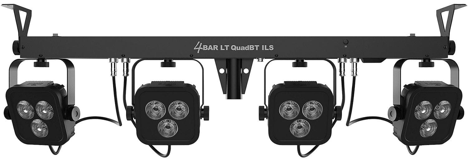 Chauvet 4BARLTQUADBTILS 4BAR LT Quad BT ILS Portable Wash Light System with ILS - PSSL ProSound and Stage Lighting