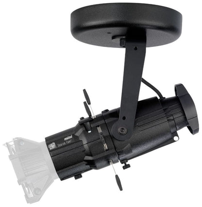 ETC Source Four Mini LED 3000 K (80+ CRI), Fixture Body with Shutter Barrel, Canopy - Black - PSSL ProSound and Stage Lighting
